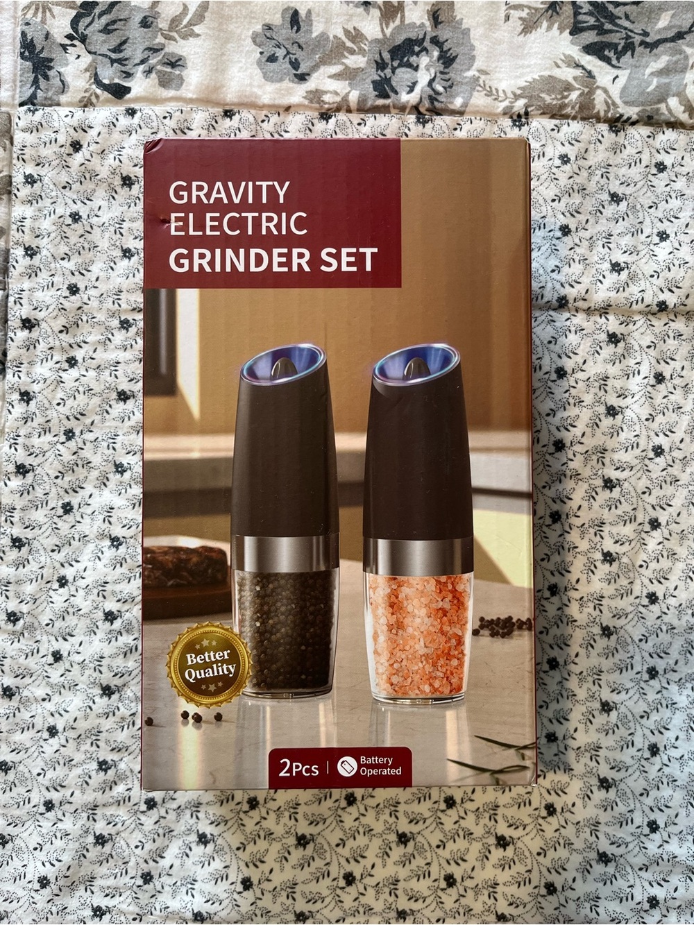 Gravity Electric Grinder Set - Black